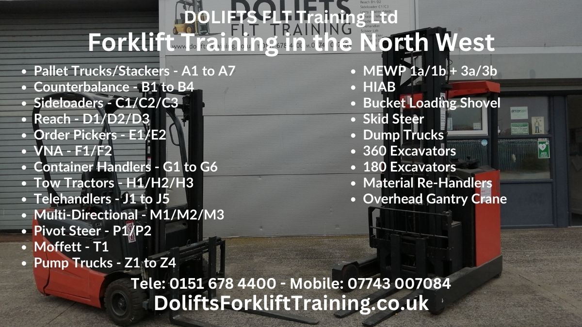 DOLIFTS Forklift Training in the North West