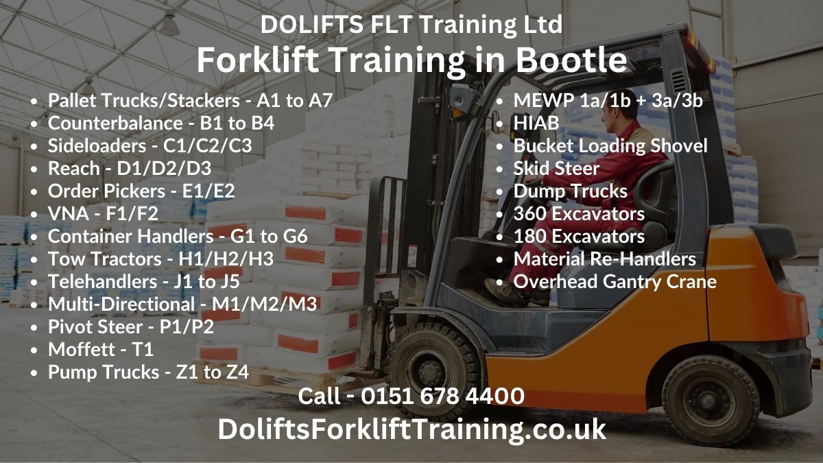 Dolifts Forklift Training in Bootle