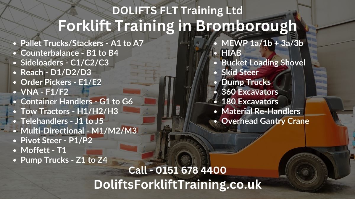 Dolifts Forklift Training in Bromborough