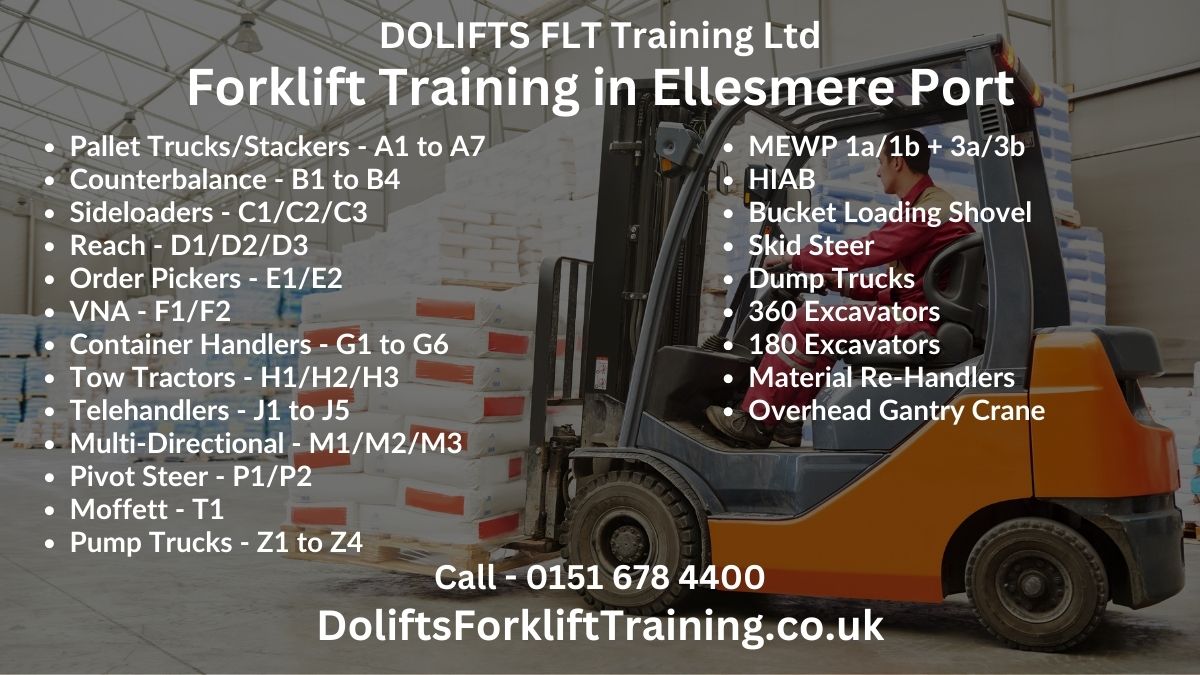 Dolifts Forklift Training in Ellesmere Port