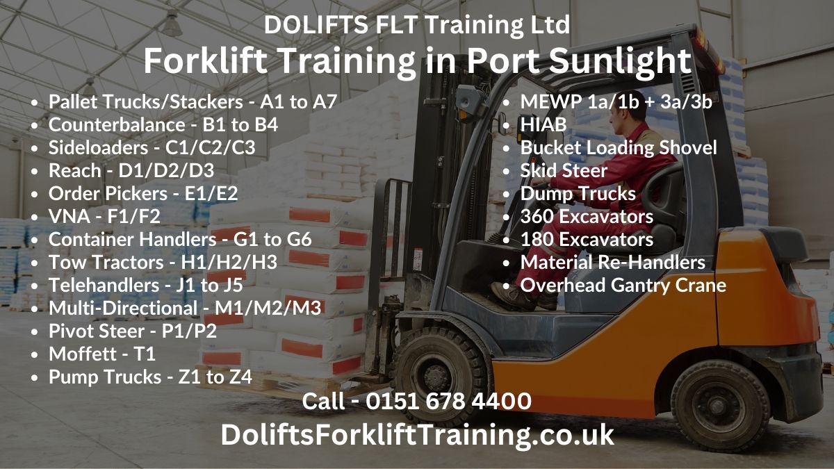 Dolifts Forklift Training in Port Sunlight