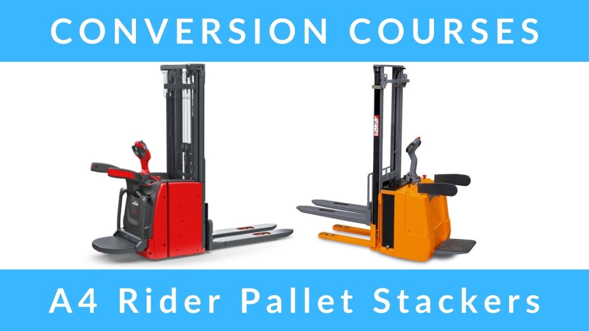 RTITB A4 Rider Pallet Stacker Conversion Courses