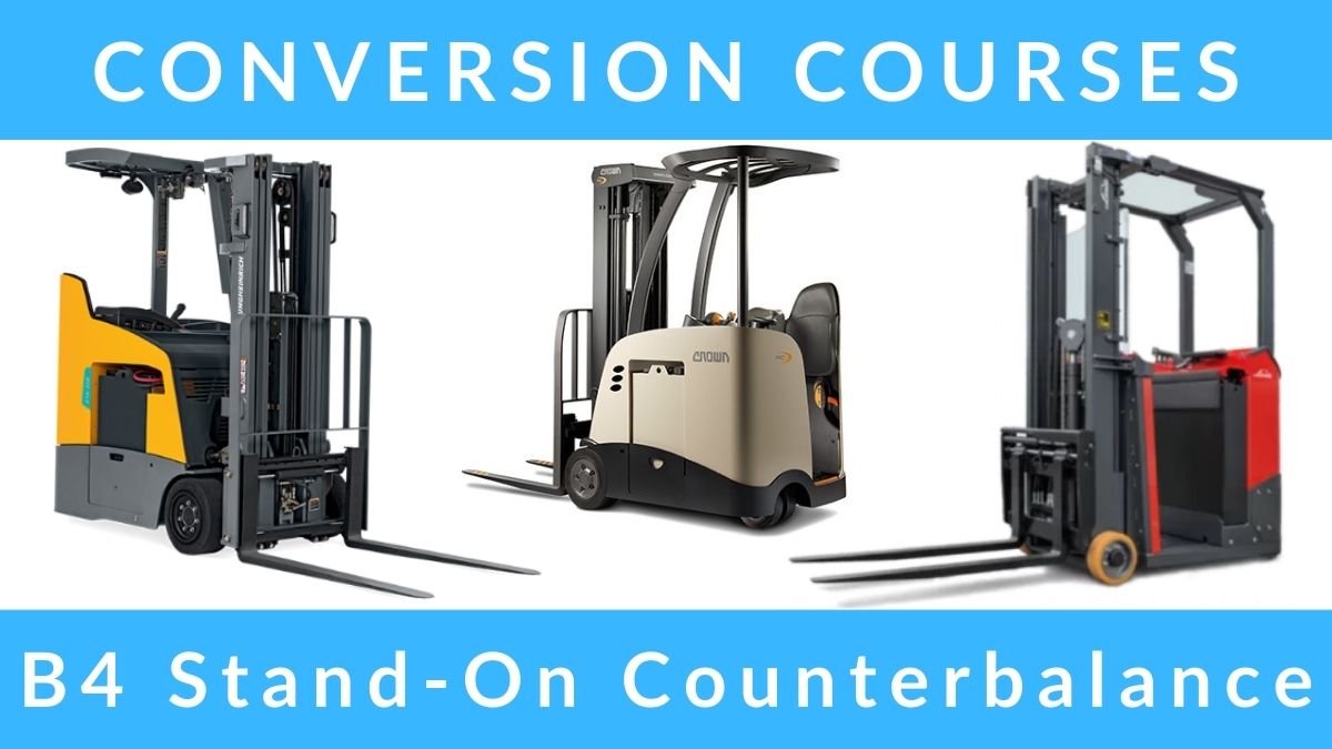 RTITB B4 Stand On Counterbalance Forklift Conversion Courses