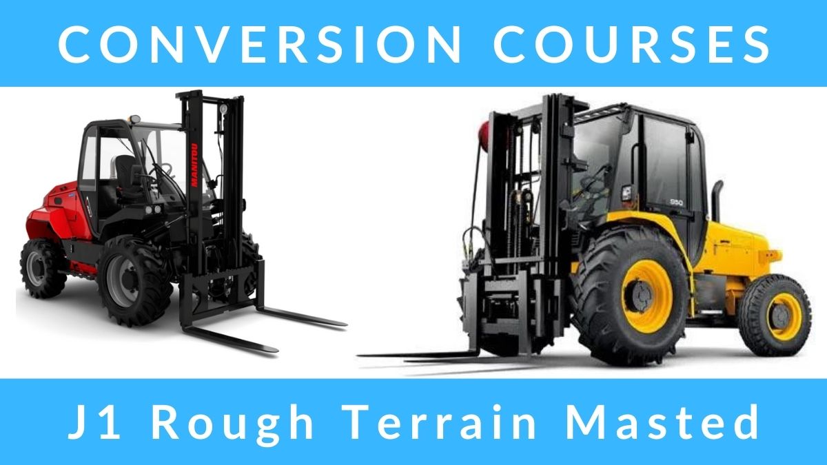 RTITB J1 Rough Terrain Masted Counterbalance Forklift Conversion Courses