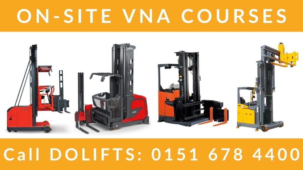 On Site VNA Very Narrow Aisle Forklift Training Courses in Wirral, Liverpool, Merseyside, North West