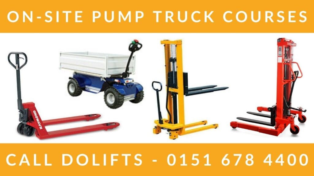 Onsite Manual Pump Truck Courses in North West England