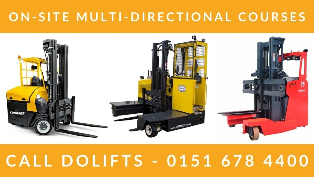 Onsite Multi Directional Forklift Training Courses in North West England