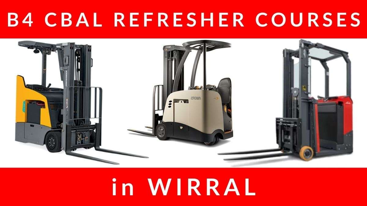 B4 Stand On Counterbalance Forklift Refresher Training Courses in Wirral