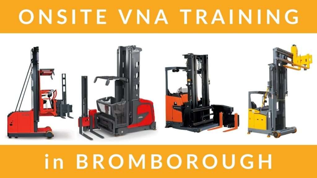 Onsite VNA Very Narrow Aisle Forklift Training Courses in Bromborough
