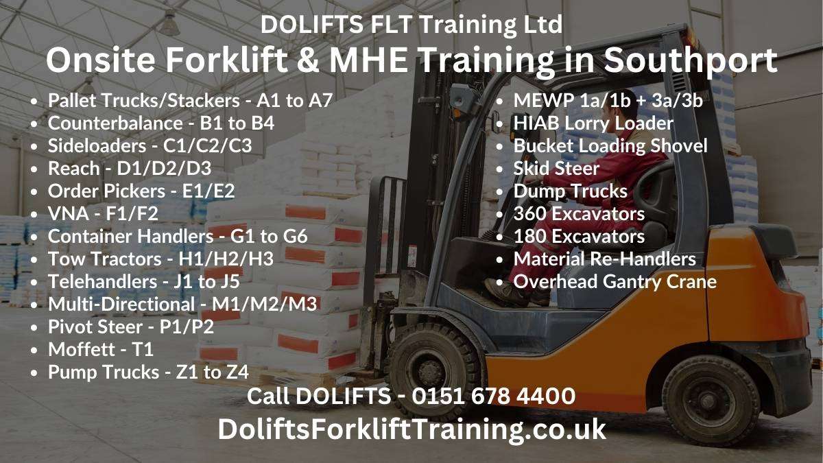 DOLIFTS Onsite Forklift Training in Southport MHE Training gs