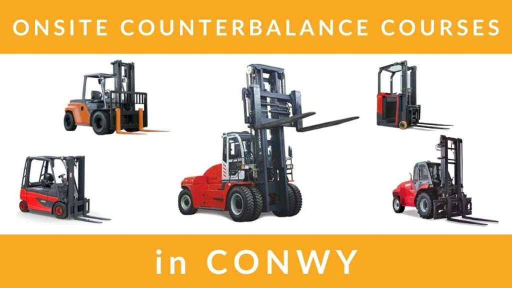 Onsite Counterbalance Forklift Training Courses in Conwy RTITB