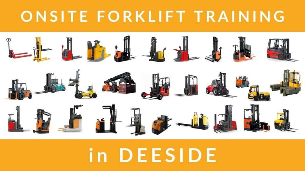 Onsite Forklift Training Courses in Deeside RTITB