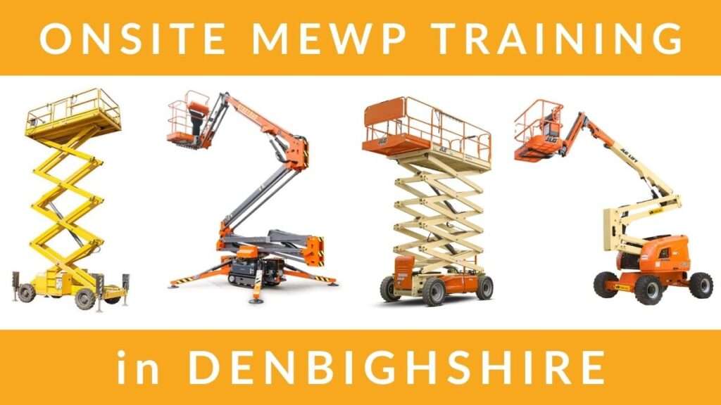 Onsite MEWP Scissor Lift Cherry Picker Operator Training Courses in Denbighshire RTITB