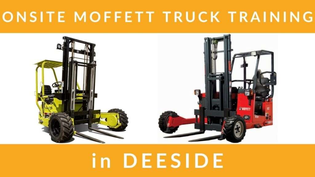 Onsite Vehicle Mounted FLT Moffett Mounty Training Courses in Deeside RTITB