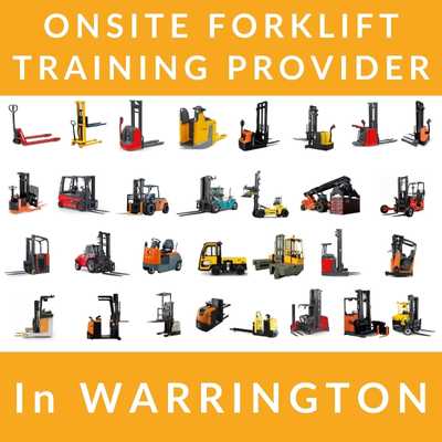 Onsite Forklift Training Provider in Warrington sgs